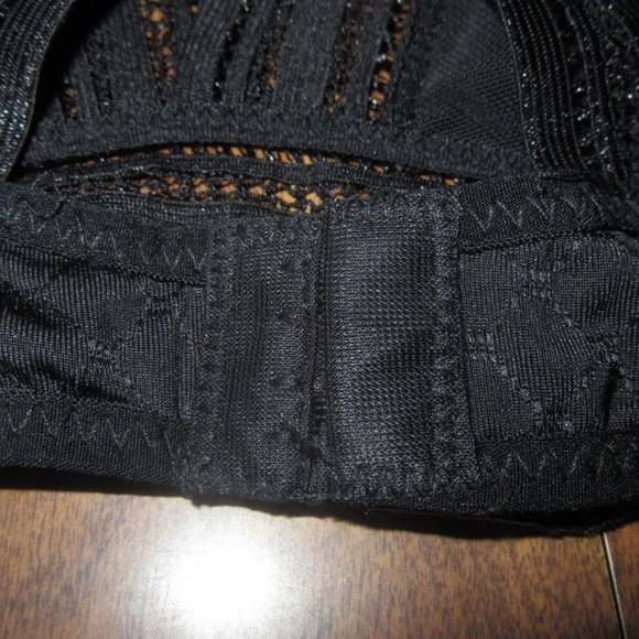 (2) Laura Ashley Medium Bralettes Nude Black NWT - Picture 7 of 7